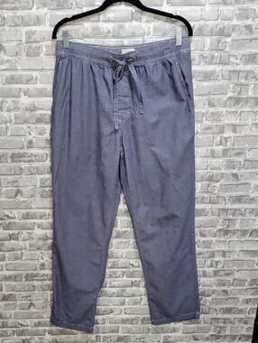 J. Crew Chambray Pull On Oversized Comfort Trousers, Womens Sz M Pants,